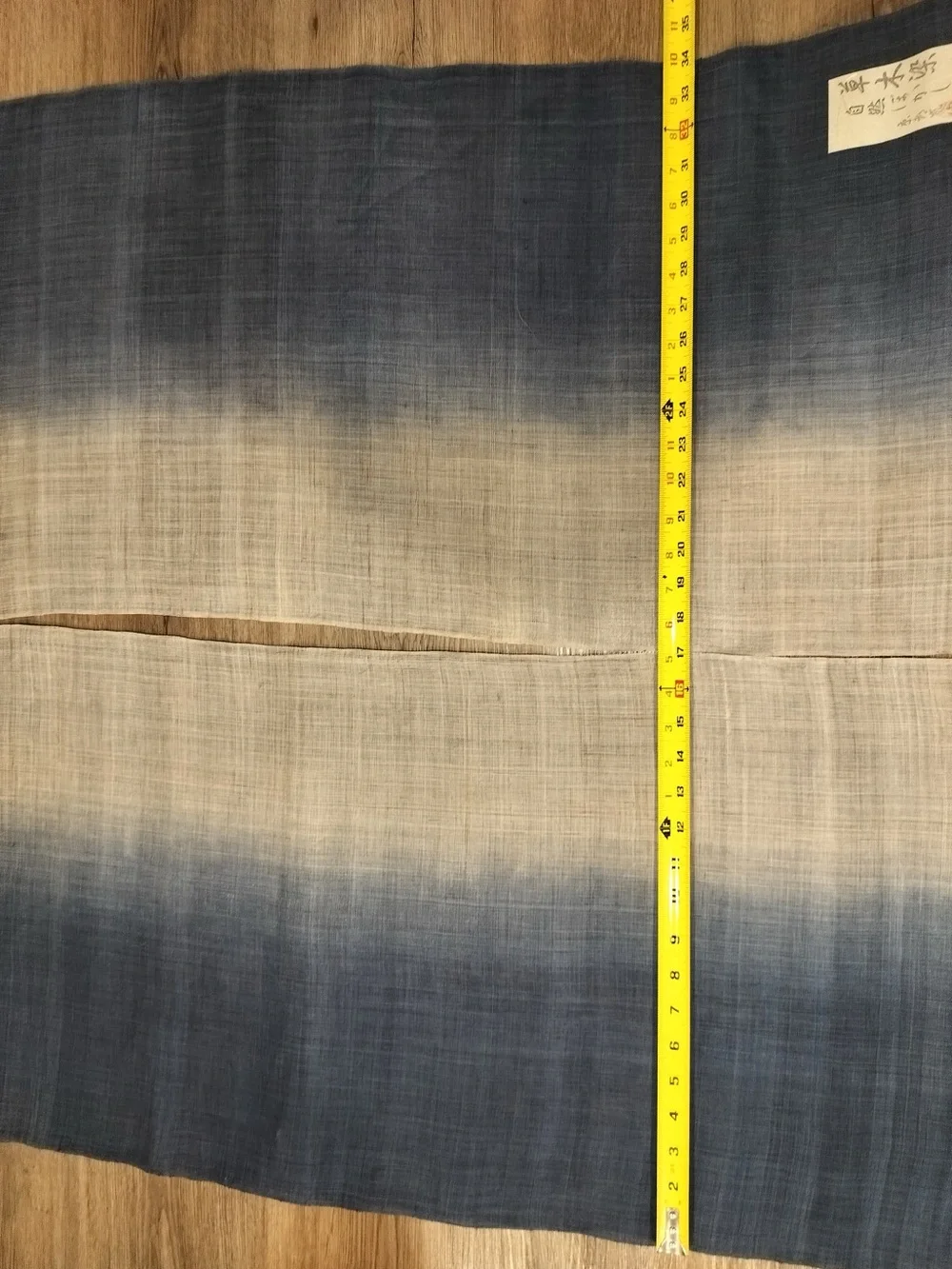 Authentic Kyoto Japanese Indigo Dyed Linen Noren Doorway Curtain W/ Box